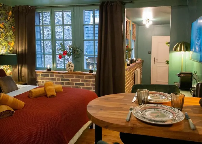 La Canopee D'honfleur, Place Sainte-catherine Apartman *